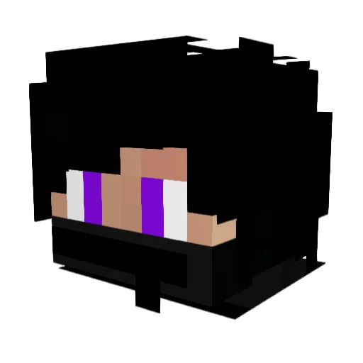 Capi1704 Minecraft avatar head, 3D render