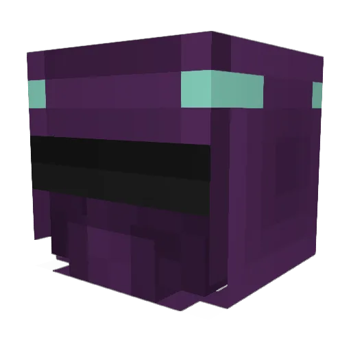 CapitainRex Minecraft avatar head, 3D render