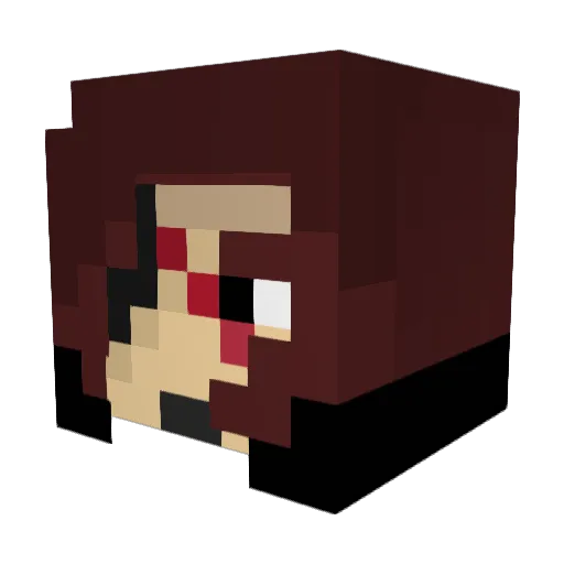 CapitainePyratt Minecraft avatar head, 3D render