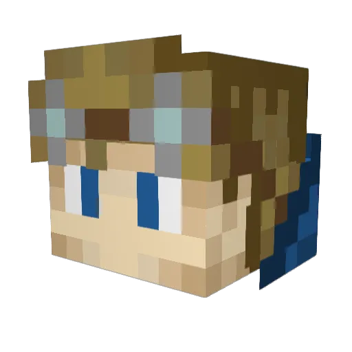 Minecraft-Avatar von CapitanBlitz: Kopf als 3D-Render
