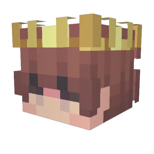 CapitanTukiTuki Minecraft avatar head, 3D render