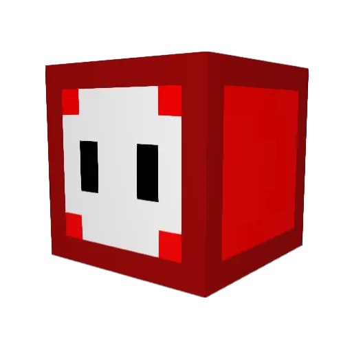 Capitan_Choclo Minecraft avatar head, 3D render