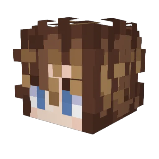 Capitan_Star Minecraft avatar head, 3D render