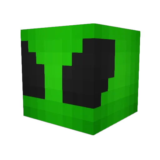 Capitan_turtle Minecraft avatar head, 3D render