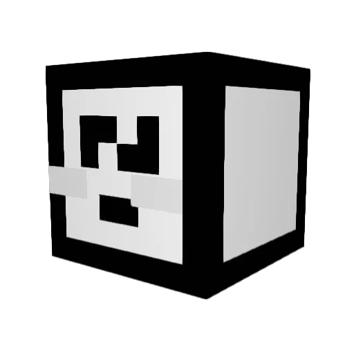 Capitunist Minecraft avatar head, 3D render
