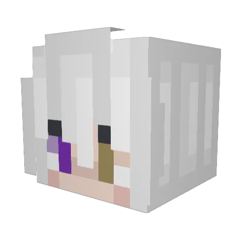 CapivaraCharmosa Minecraft avatar head, 3D render