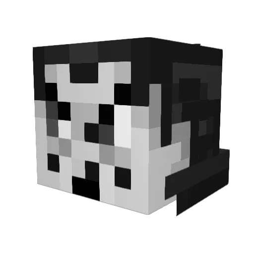 Caplinc Minecraft avatar head, 3D render