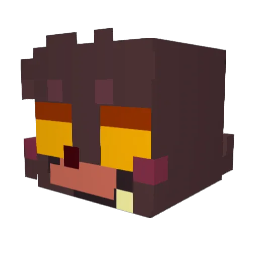 CapnKerfufflez Minecraft avatar head, 3D render
