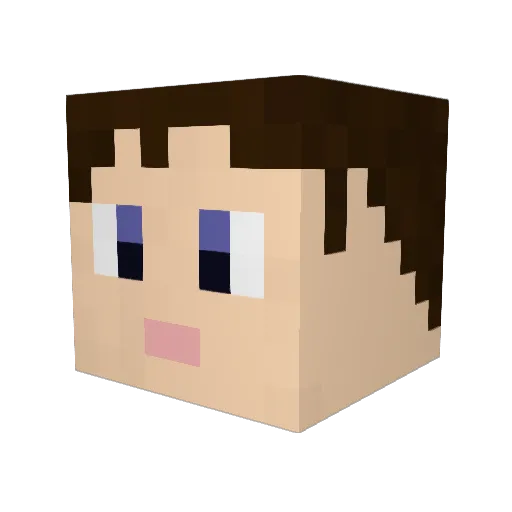 CapnMalcom Minecraft avatar head, 3D render