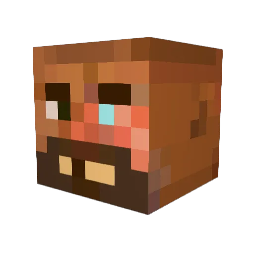 CapnNutbutter Minecraft avatar head, 3D render