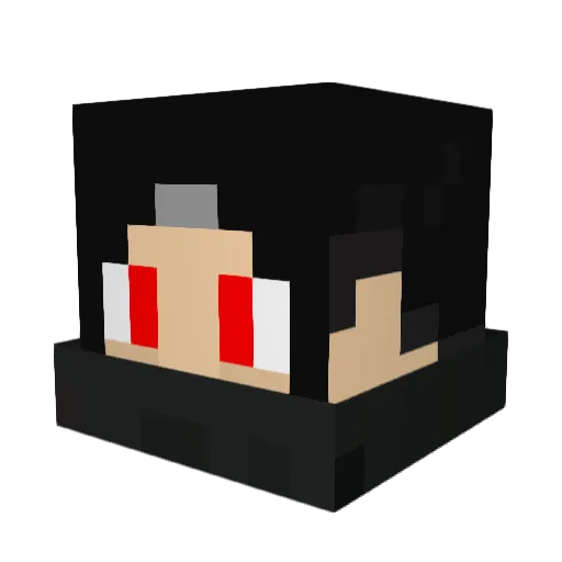 CapnSpanks Minecraft avatar head, 3D render
