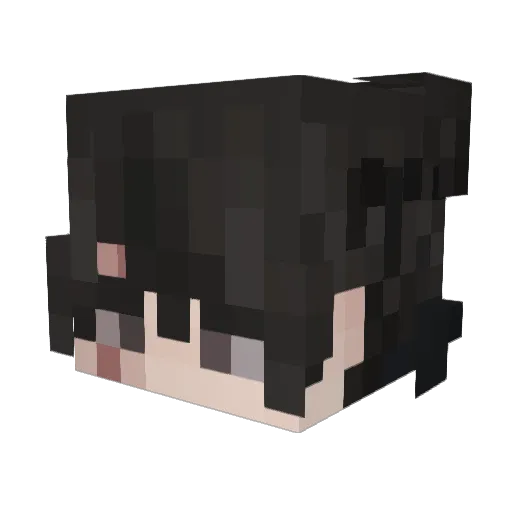 CapodFusca Minecraft avatar head, 3D render