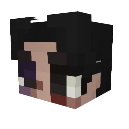 CapoeriaLucio Minecraft avatar head, 3D render