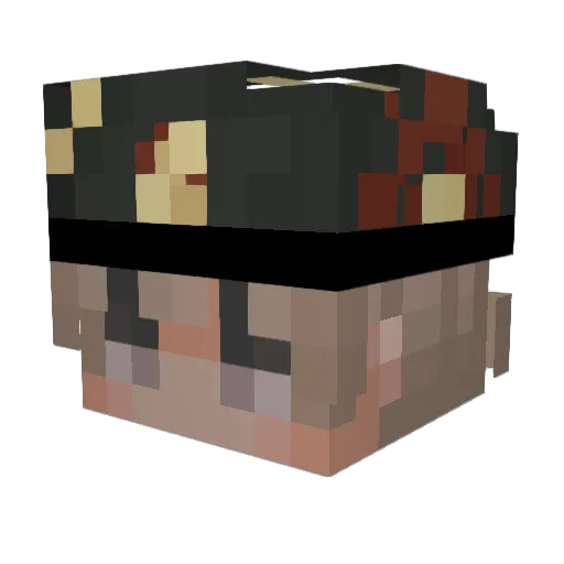 CapozuvichJr Minecraft avatar head, 3D render
