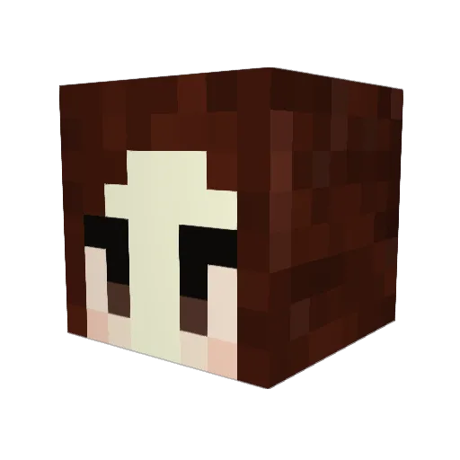 CappNini Minecraft avatar head, 3D render