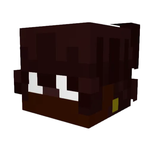 CappedAt30 Minecraft avatar head, 3D render