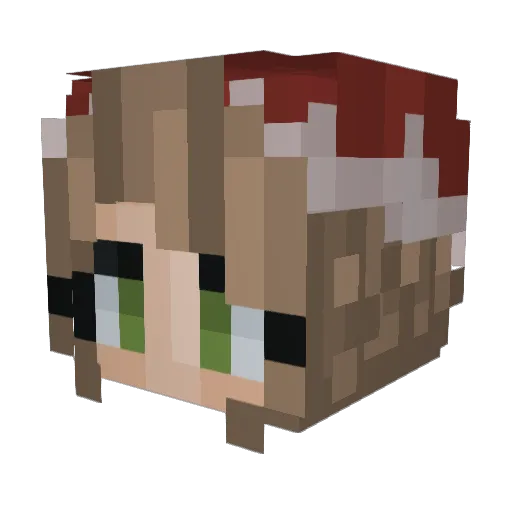 CappelsAlterEgo Minecraft avatar head, 3D render
