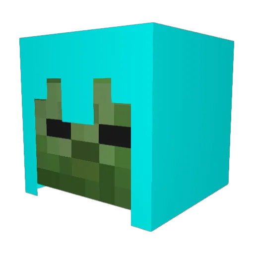 CappnDan Minecraft avatar head, 3D render