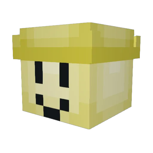 Cappytutos175 Minecraft avatar head, 3D render