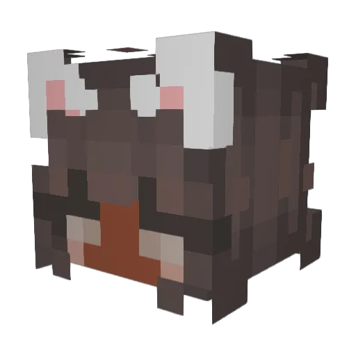 CapriSunnnOwo Minecraft avatar head, 3D render