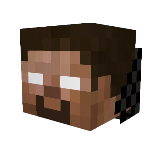 CaprisunJunkie Minecraft avatar head, 3D render