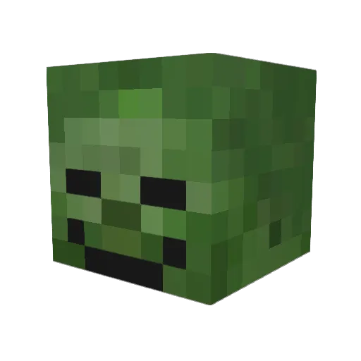 Caprun19 Minecraft avatar head, 3D render