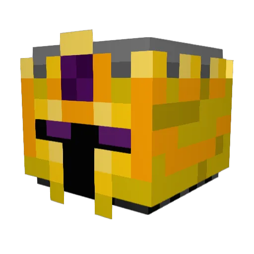 Capser04 Minecraft avatar head, 3D render