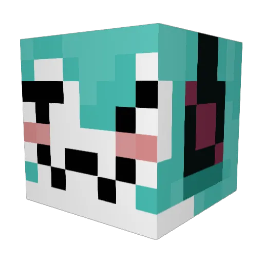 CapstarJake Minecraft avatar head, 3D render