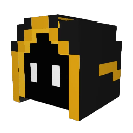 Capsul_03 Minecraft avatar head, 3D render