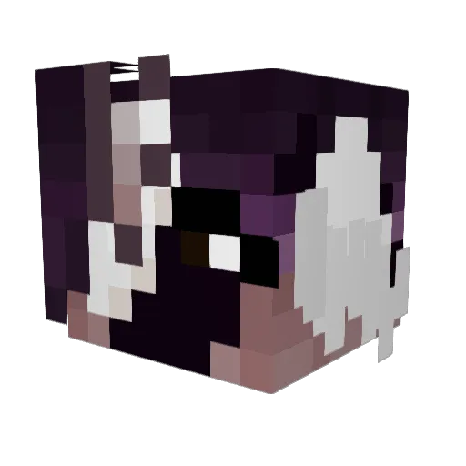 CapszdCreatr Minecraft avatar head, 3D render