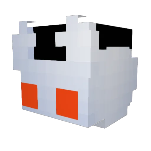 CaptCanuck2020 Minecraft avatar head, 3D render