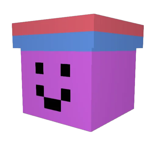 CaptEmeralds Minecraft avatar head, 3D render