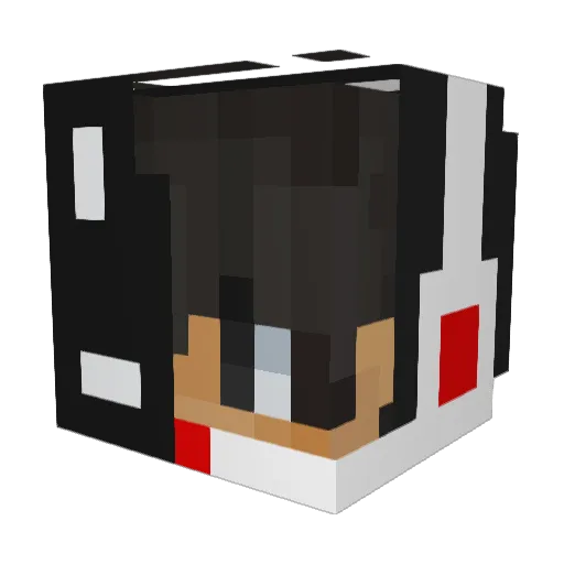 CaptKankle Minecraft avatar head, 3D render