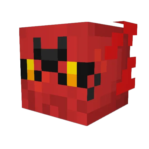 CaptOmni Minecraft avatar head, 3D render