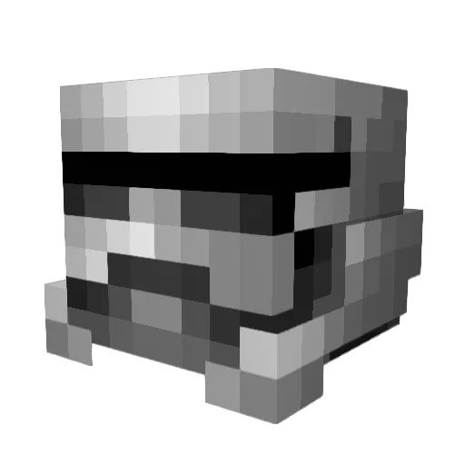 CaptPhasma Minecraft avatar head, 3D render