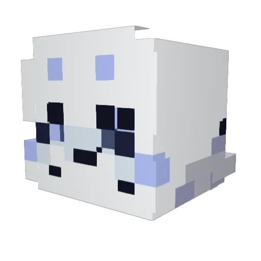 CaptSirak Minecraft avatar head, 3D render