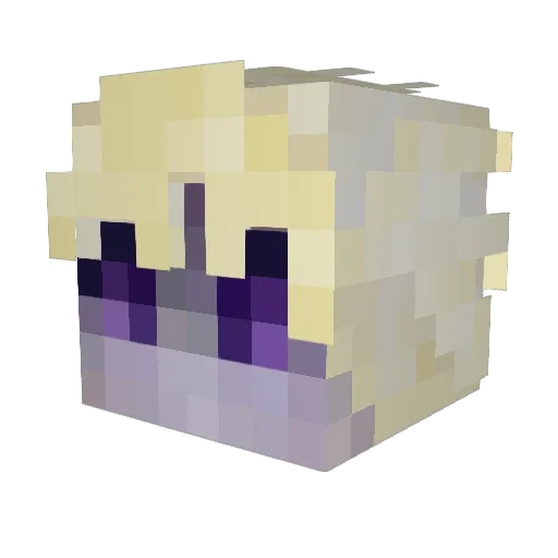 Capt_Crowbar Minecraft avatar head, 3D render