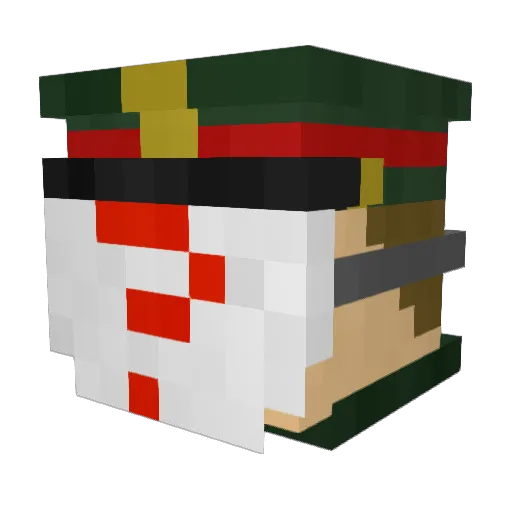 Capt_NO Minecraft avatar head, 3D render