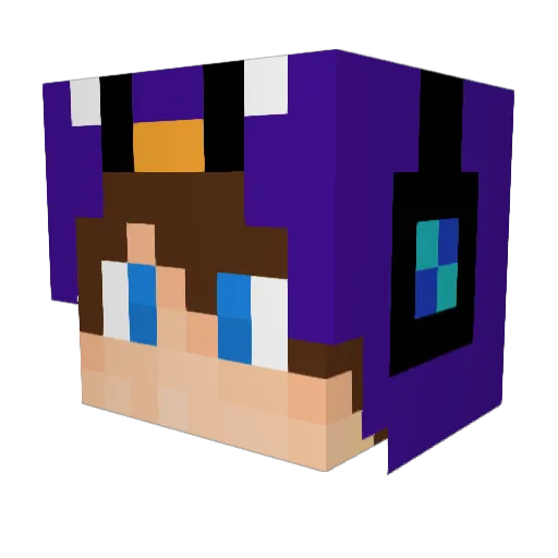 Capt_Pengu Minecraft avatar head, 3D render