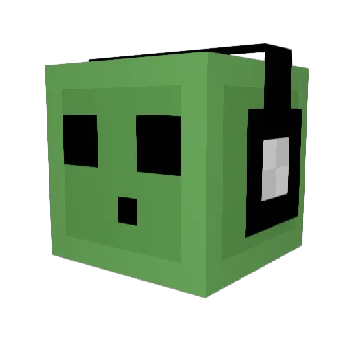 Capt_Ratukis Minecraft avatar head, 3D render
