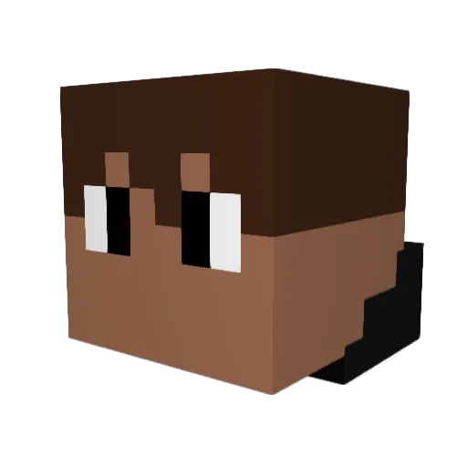 Capt_Reatch Minecraft avatar head, 3D render