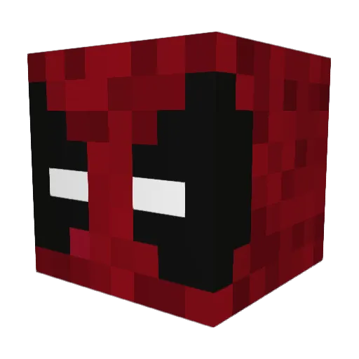 Captain090 Minecraft avatar head, 3D render