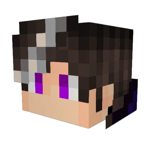 CaptainApac Minecraft avatar head, 3D render