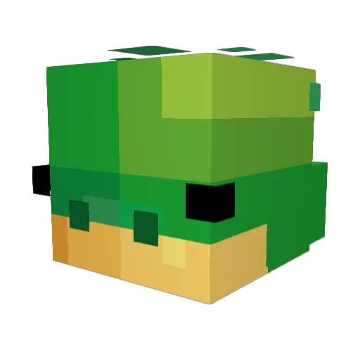 CaptainAven Minecraft avatar head, 3D render