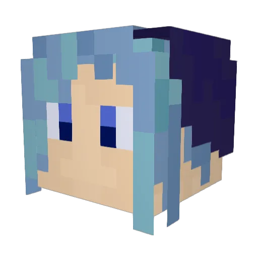 CaptainBenny26 Minecraft avatar head, 3D render