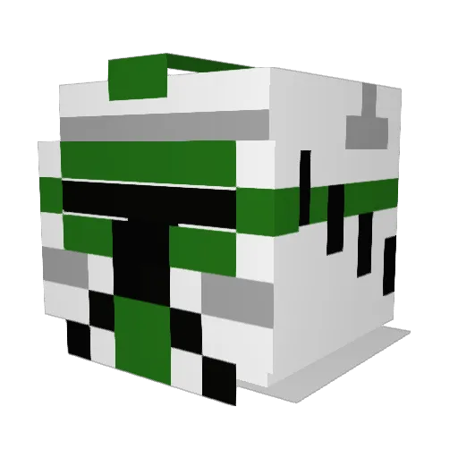 CaptainCanuck360 Minecraft avatar head, 3D render