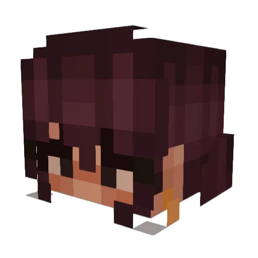 CaptainCarCrash Minecraft avatar head, 3D render