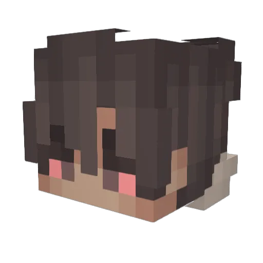CaptainChaldean Minecraft avatar head, 3D render