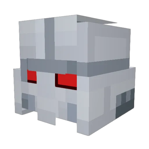 CaptainCoffin Minecraft avatar head, 3D render