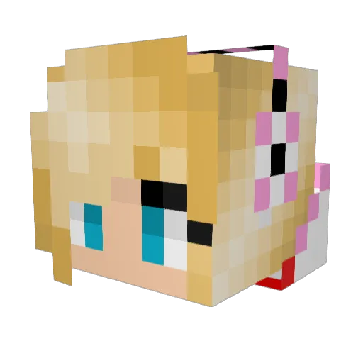 CaptainCoke01 Minecraft avatar head, 3D render